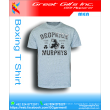 Wholesale Cotton Dry fit Sublimation training t shirt/boxing apparel/fitness t shirt